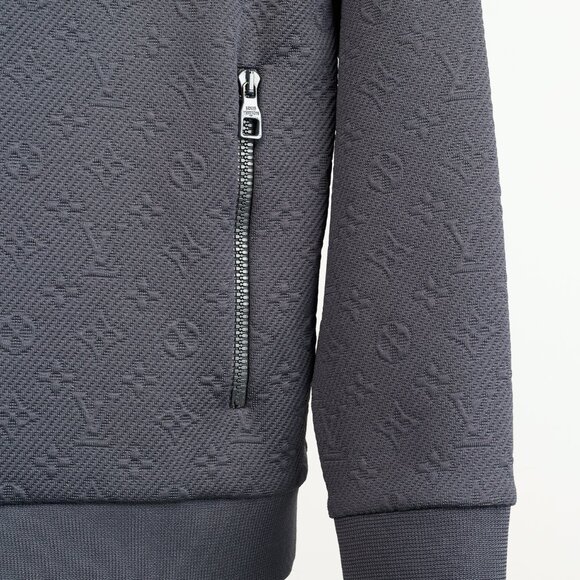 Louis Vuitton Grey Monogram Zip-Through Jacket - Picture 7 of 12